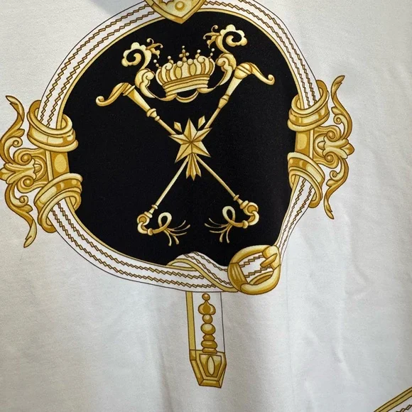 J. McLaughlin Black and Gold Button Down Shirt - Picture 4 of 4